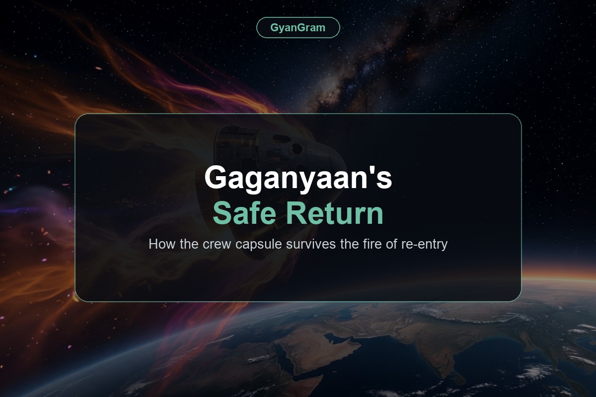 Gaganyaan's Safe Return — How the crew capsule survives the fire of re-entry