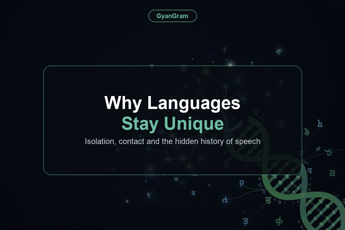 Why Languages Stay Unique — Isolation, contact and the hidden history of speech