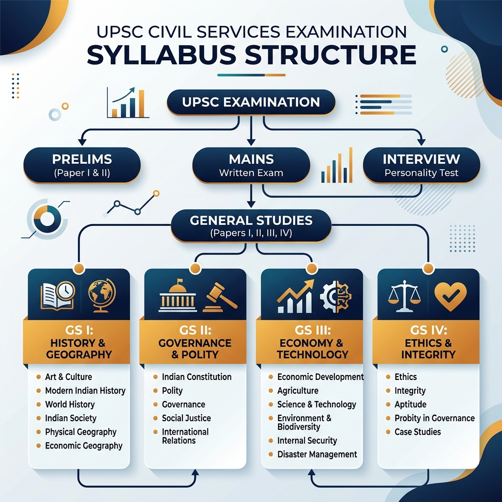 UPSC Syllabus Diagram